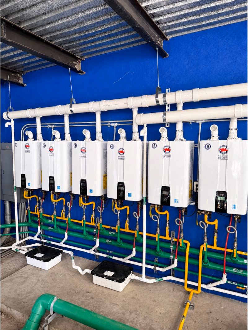 Solución residencial de calentamiento de agua